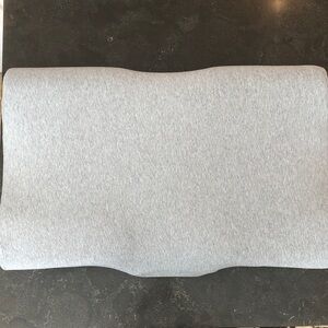 Ergonomic Contour Pillow in Light Gray - Supportive Neck Comfort, New in box